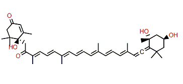 (3S,5R,6R,6'S)-3,5,6'-Trihydroxy-6,7-didehydro-5,6,7',8'-tetrahydro-beta,epsilon-carotene-3',8'-dione